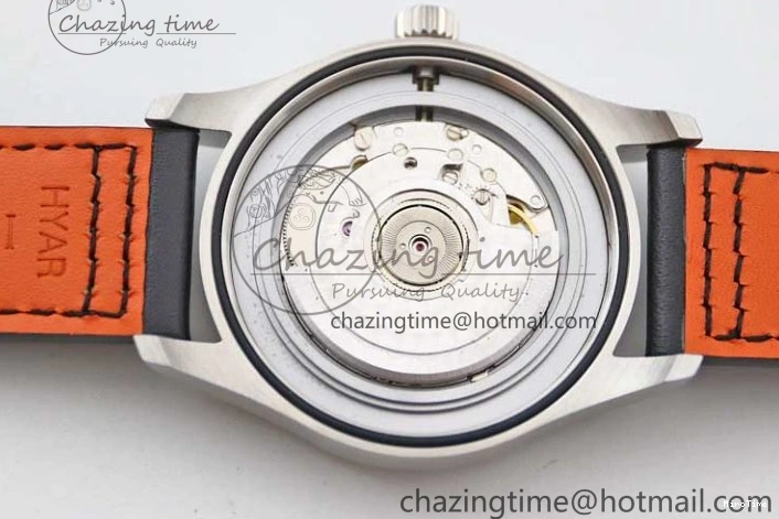 MIROTIME 0506 Vibrant Mark XVIII IW327001 SS M+F 1:1 Best Edition Black Dial on Black Leather Strap A 7055